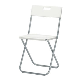 White Foldable Chair
