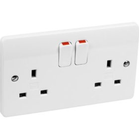 2 Gang 13A Power Socket