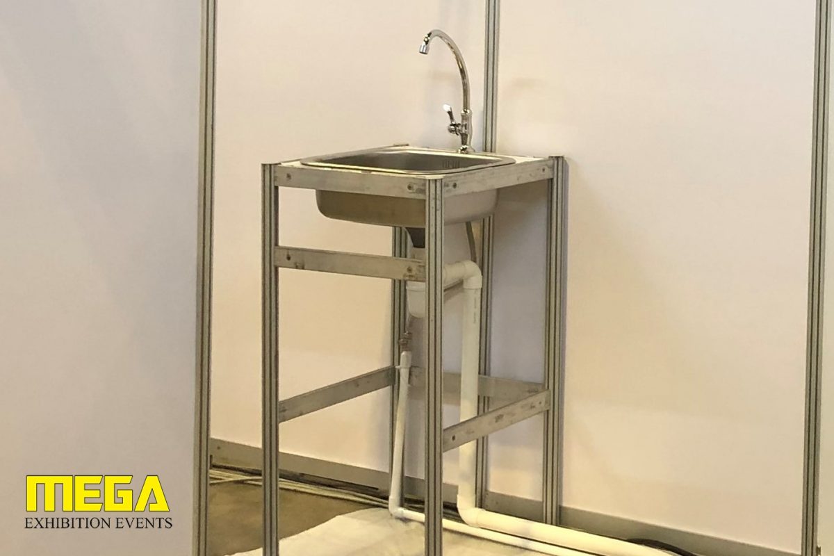 Temporary Portable Sinks Supply And Installation Mega Exhibition Events